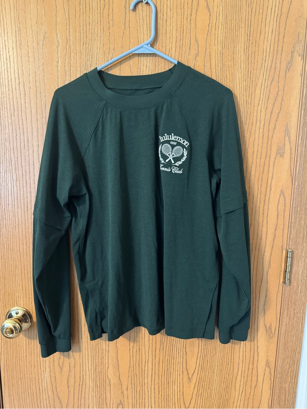 lululemon 1998 Tennis Club Long Sleeve Shirt Dark Green